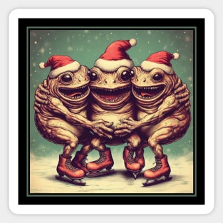 Festive Froggie Sticker